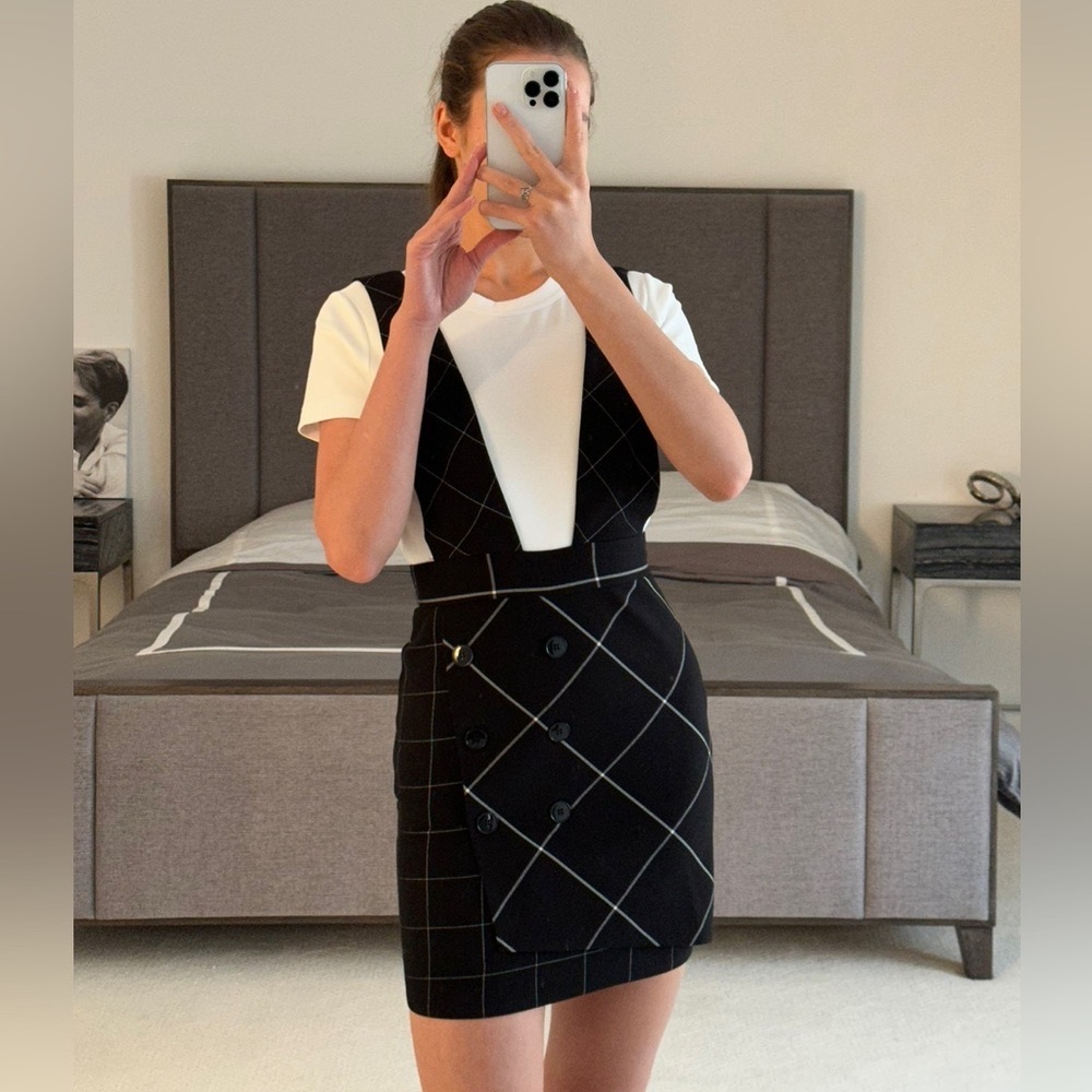 Maje check dress